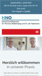 Mobile Screenshot of hno-heimersdorf.de